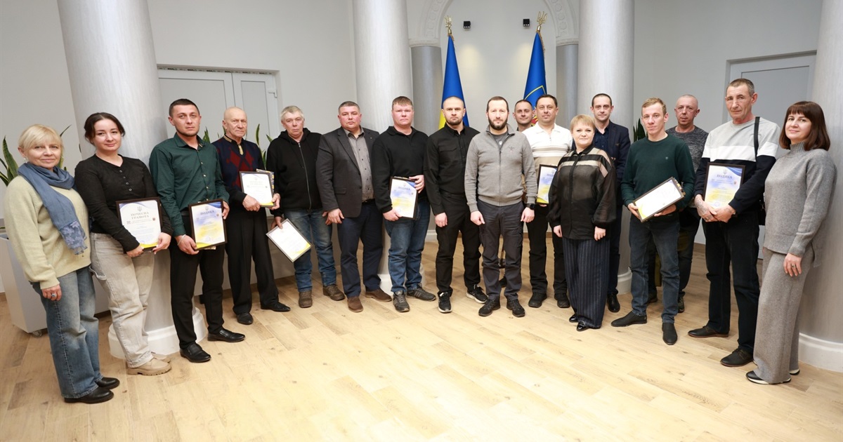 Керівника комунального підприємства зі Старокостянтинова відзначили в Хмельницькій ОВА