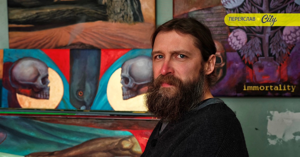 В майстерні художника Олександра Суся: як мистецтво допомагає осмислити реальність ФОТОРЕПОРТАЖ