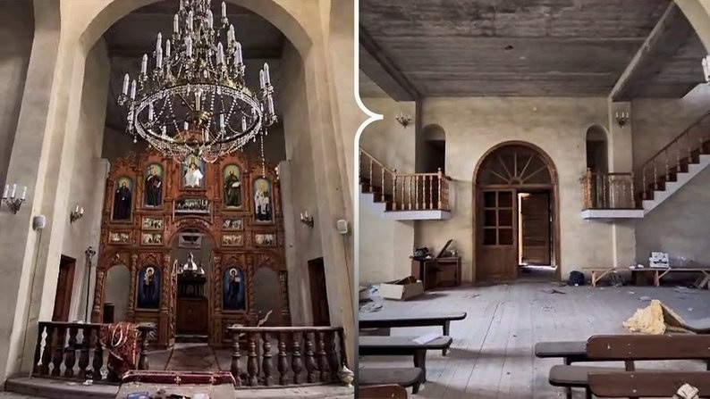 Монастир у селі Званівка на Донеччині, де знайшли ікони