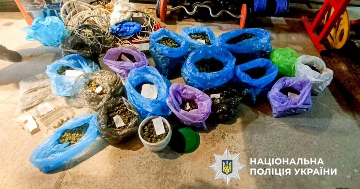 На Ржищівщині в чоловіка вилучили понад 14 кг канабісу: зловмиснику загрожує тривале ув’язнення