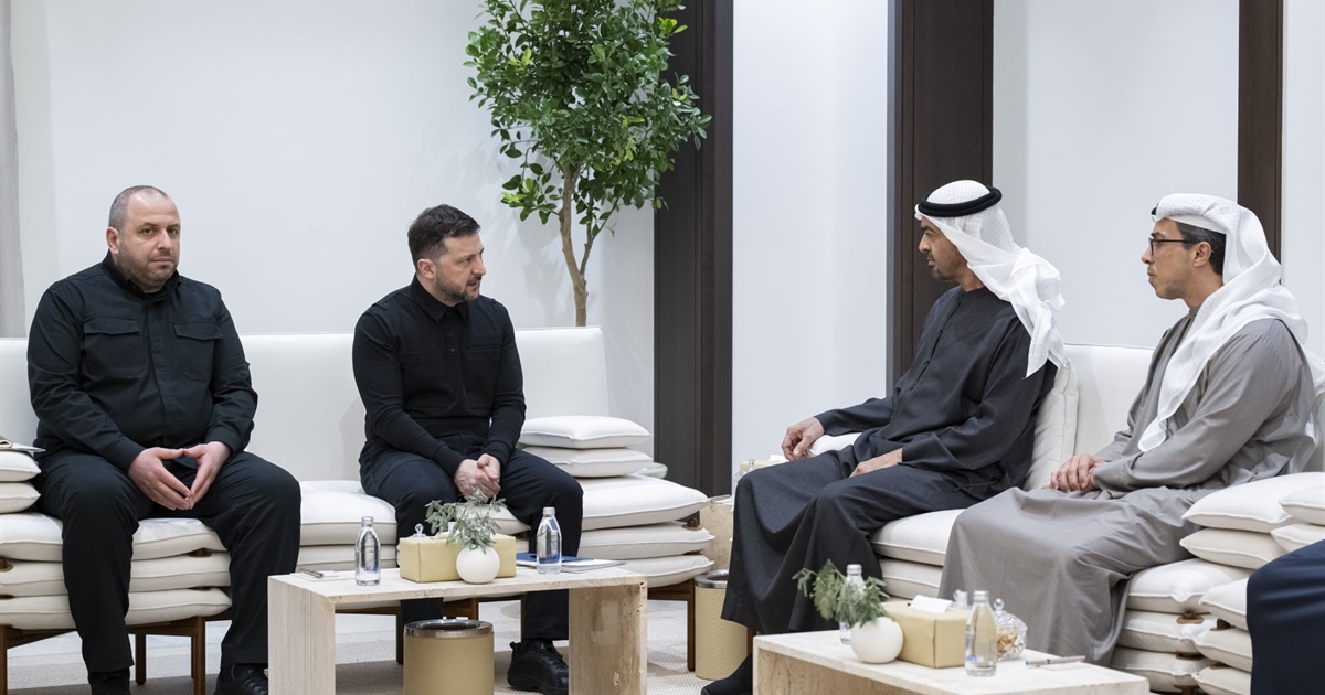 Зеленський в Абу-Дабі: Україна та ОАЕ обговорили економічну й безпекову ситуацію