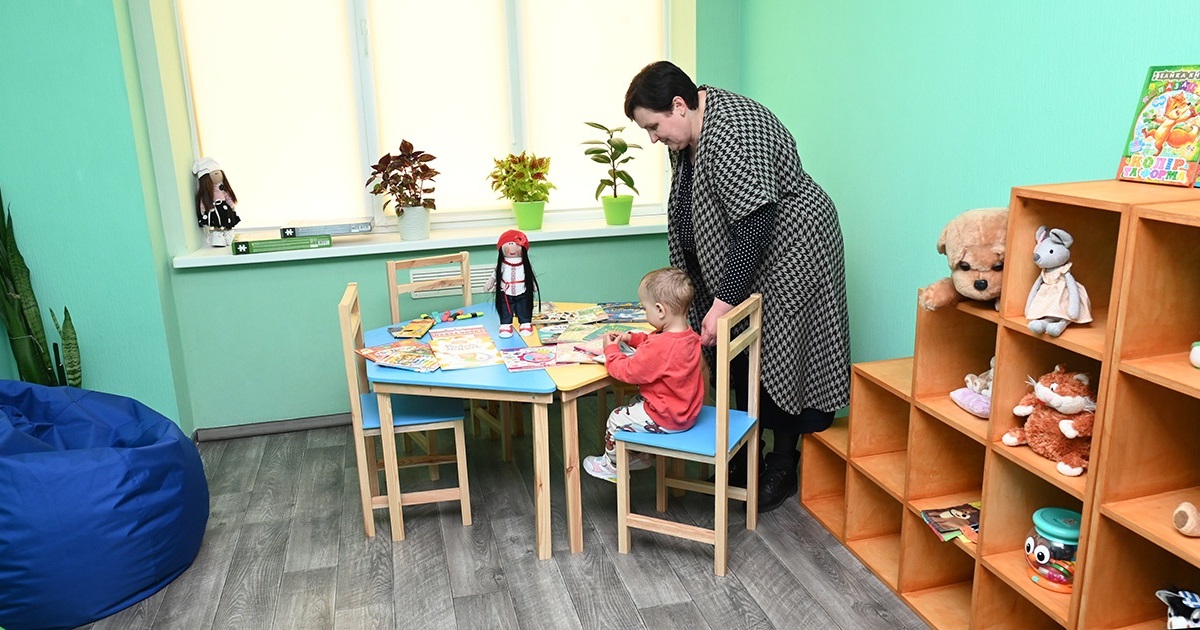 Щоб діти не нудьгували: у Кагарлику в Центрі соціальних послуг з’явилася ігрова кімната