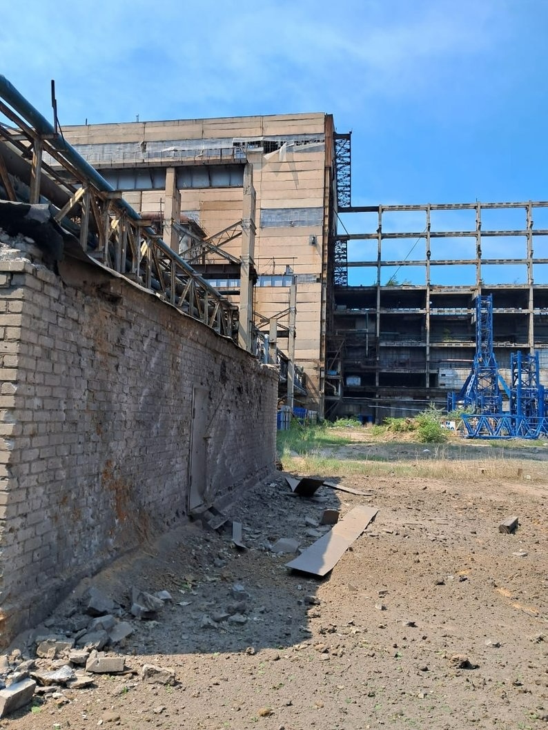 5 травня 2024 року російські військові вдарили ракетами по Слов'янській ТЕС
