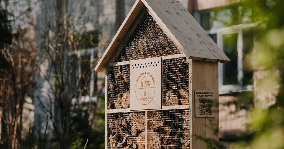 Екоініціатива «Контінентал»: компанія облаштовує спеціальні зони для комах