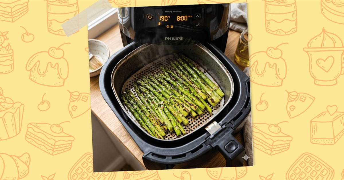 6 швидких рецептів спаржі в аерогрилі