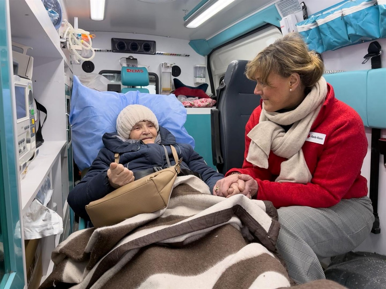 Допомога від Українського Червного Хреста. Ілюстративне фото