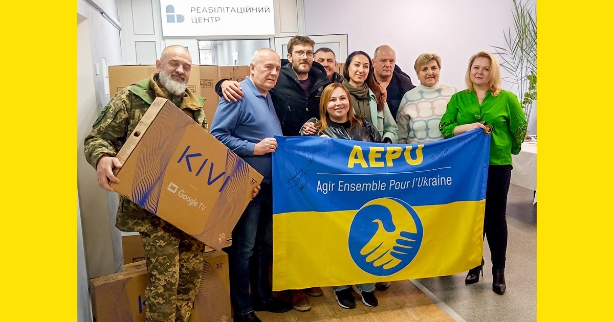Французькі партнери відвідали реабілітаційне відділення Кагарлицької лікарні та передали допомогу