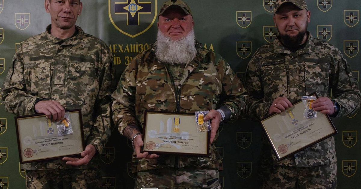 Сергія Рябоконя із Вельбівки нагородили медаллю "Золотий Тризуб"