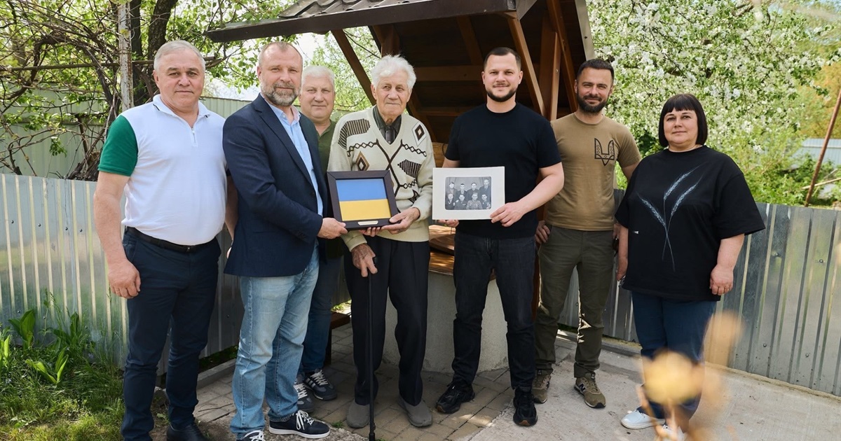 Микола Калашник відвідав жителя Переяславщини, який пережив Другу світову війну