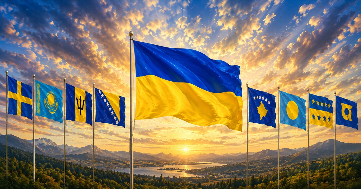 Синьо-жовтий прапор: які країни – брати українцям за кольорами