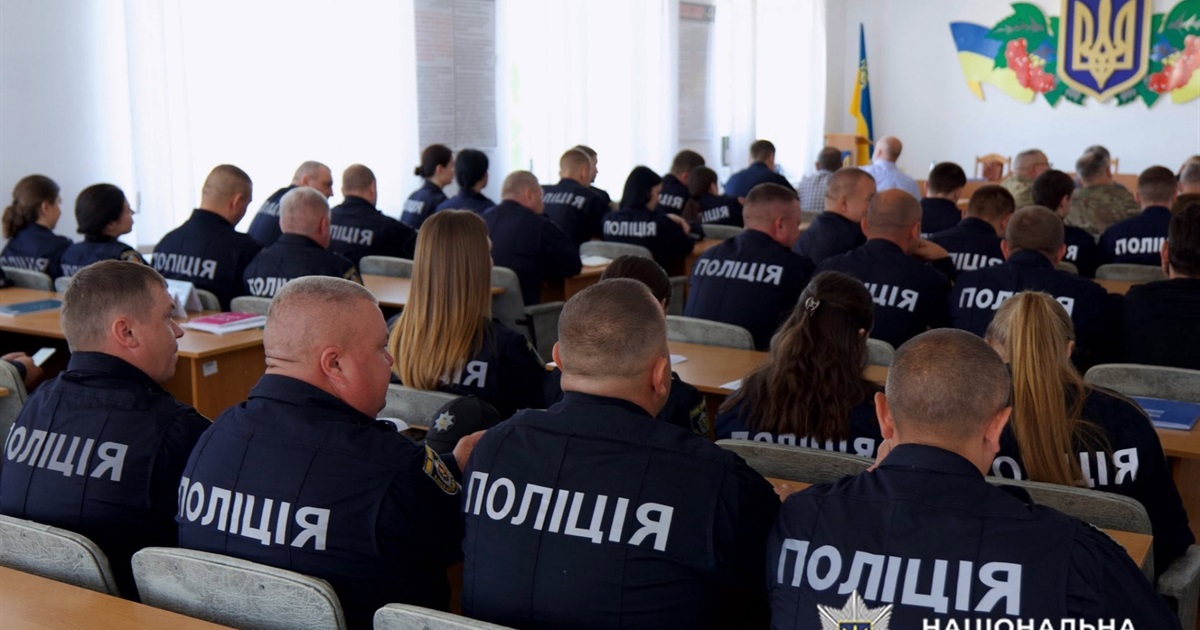 У Старокостянтинові представили нового начальника місцевого відділу поліції