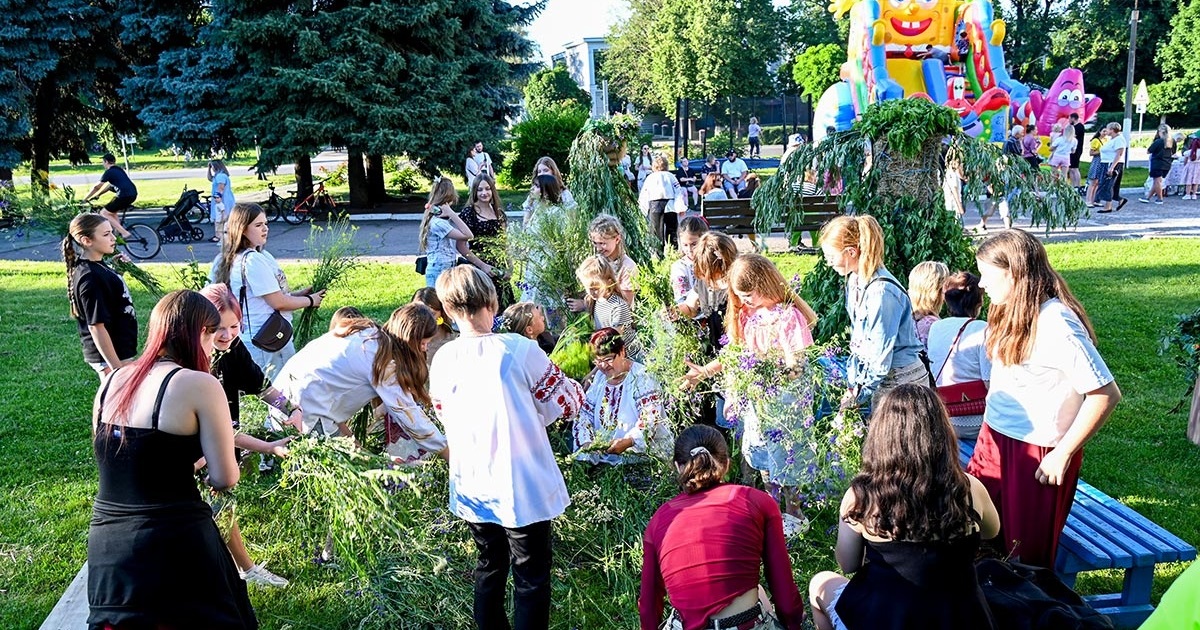 У Кагарлику святкували Купала: хороводи, майстерки, фотозони та кіно просто неба