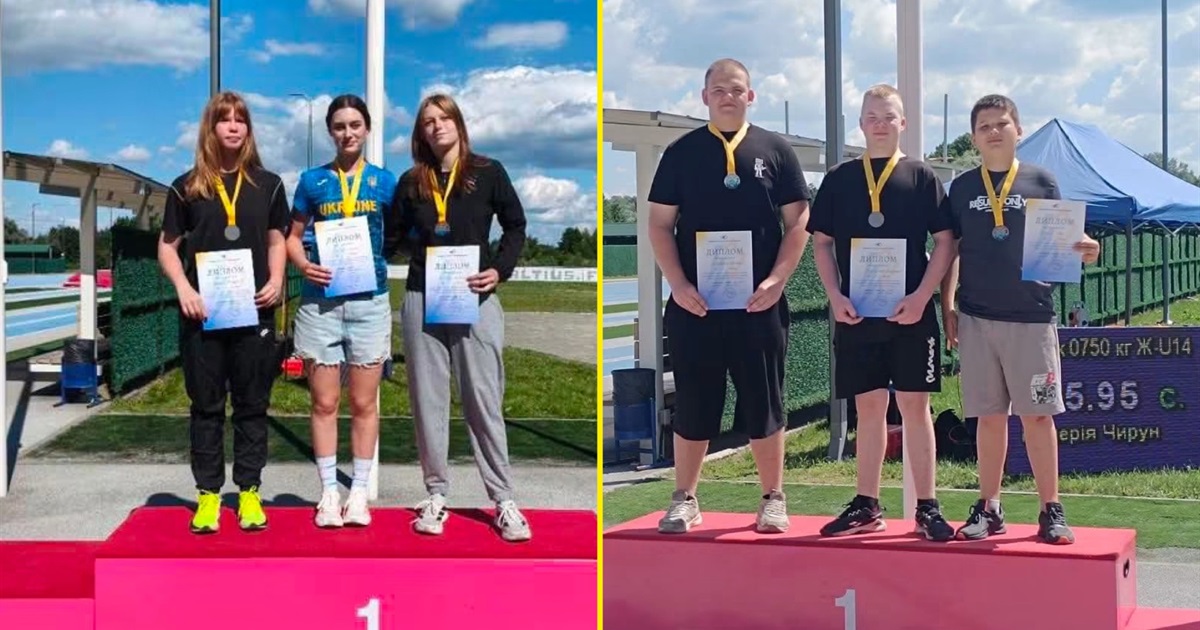 Переяславські легкоатлети здобули низку нагород на Кубку України з метань