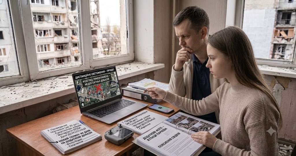 Якщо комісія не змогла підтвердити руйнування
