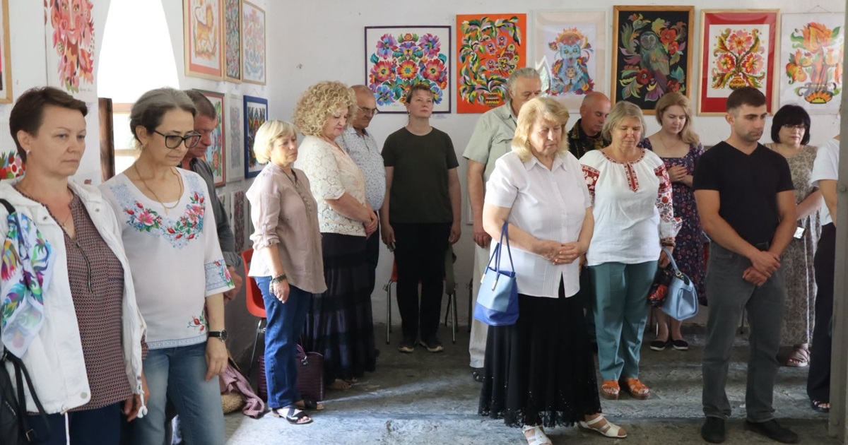 У Самчиках відкрили Всеукраїнську виставку самчиківського розпису пам'яті Олександра Пажимського