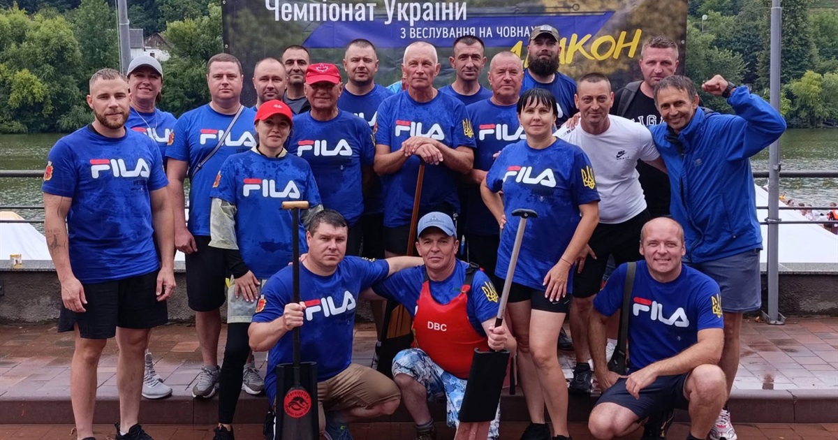 «Драгонбот Ветеран Переяслав» дебютували на Чемпіонаті України з веслування на човнах «Дракон»