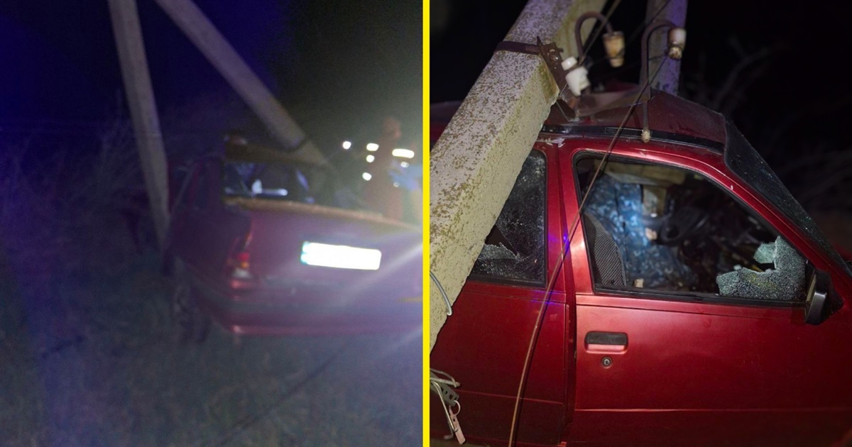 Смертельна ДТП у Великій Каратулі: 57-річний чоловік врізався в електроопору і загинув