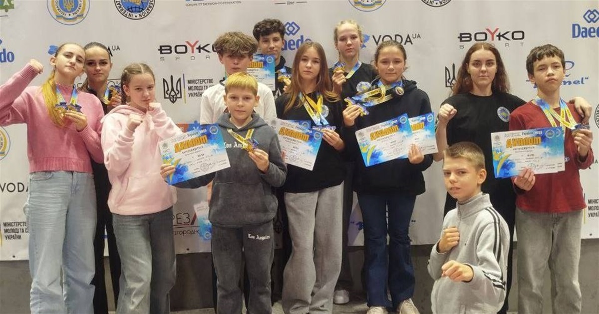 Переяславські "Акулята" здобули 22 медалі на Кубку України з Таеквон-до в Бучі