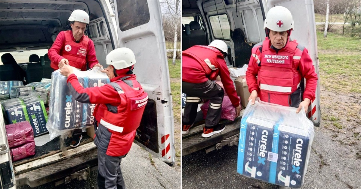 До Ворожбянської громади надійшла чергова партія гуманітарної допомоги від Червоного Хреста