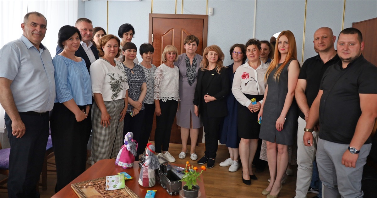 До Жмеринки з робочим візитом завітала Голова Державної казначейської служби України Тетяна Слюз
