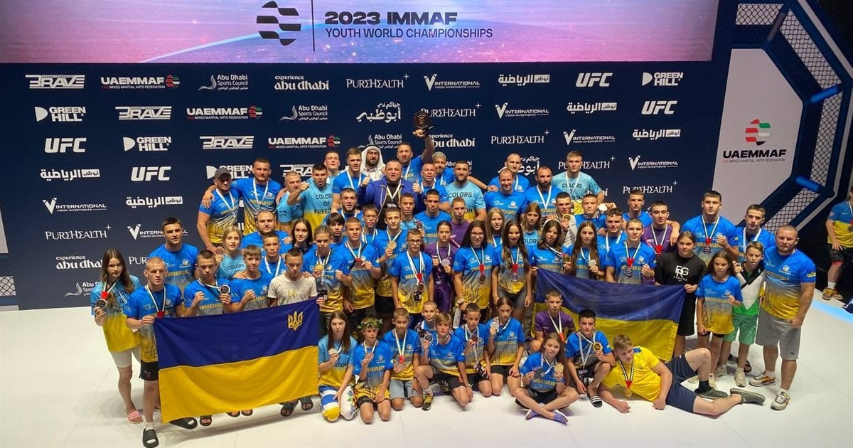 Юнацька збірна України з MMA посіла перше місце на чемпіонаті світу в Абу-Дабі