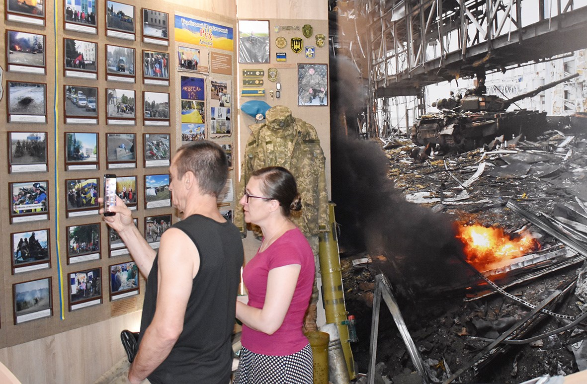 В історичному музеї відвідувачам розповіли про визволення Північного Донбасу 