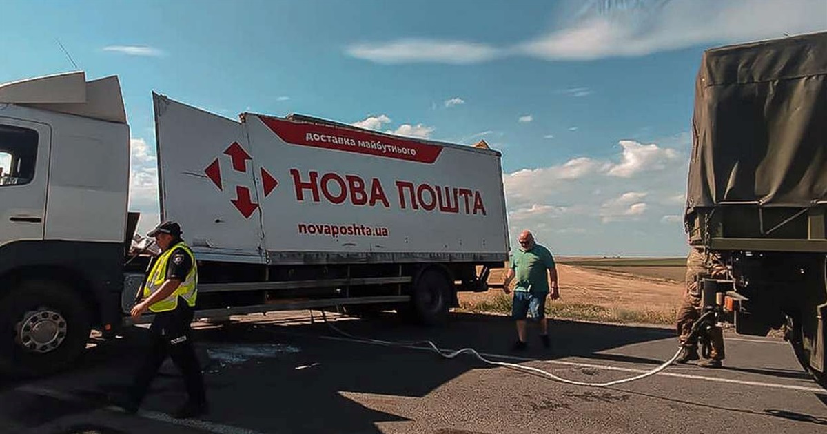 Ізмаїльські гвардійці прийшли на допомогу Новій пошті під час аварії на трасі Одеса-Ізмаїл