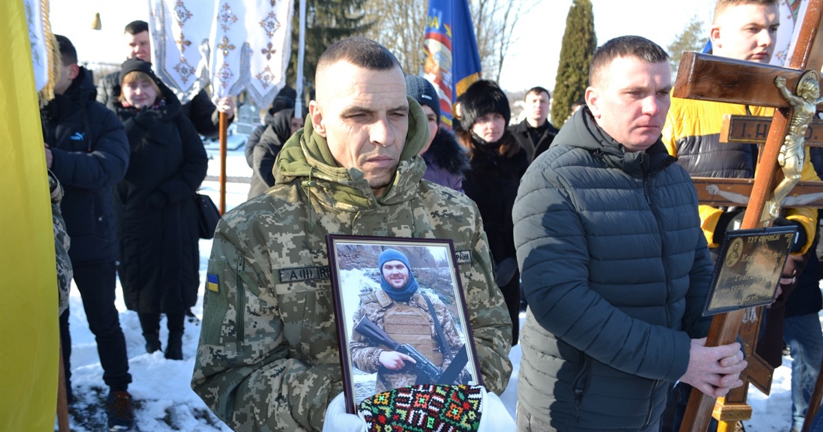 Чортківщина провела в останню путь Капустинського Василя – патріота, воїна-захисника України