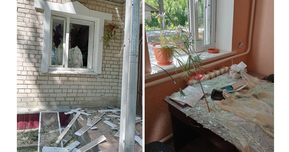 29 липня у Павлівці ворожим обстрілом пошкоджено амбулаторію