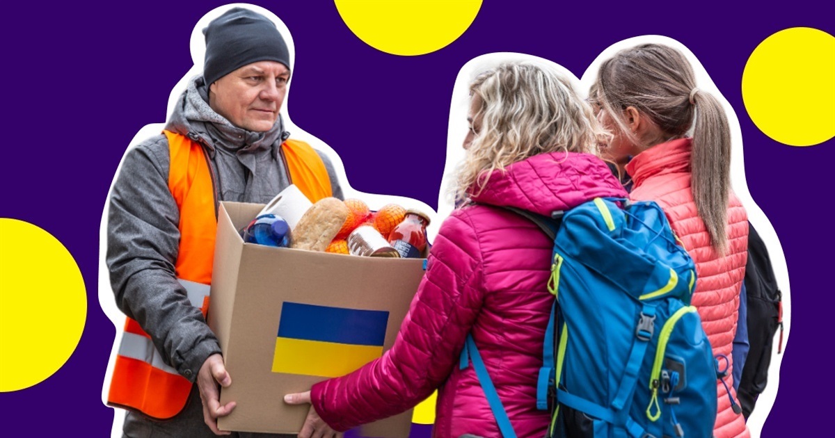 Гуманітарна допомога переселенцям у січні 2024 року. Де отримати продукти, засоби гігієни та одяг