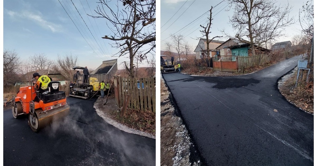 В селі Мала Жмеринка ремонтують вулицю і провулок Лесі Українки