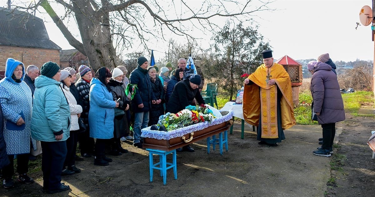 В небеснім війську поряд із братом - у Кагарлику попрощалися із воїном Сергієм Погребняком