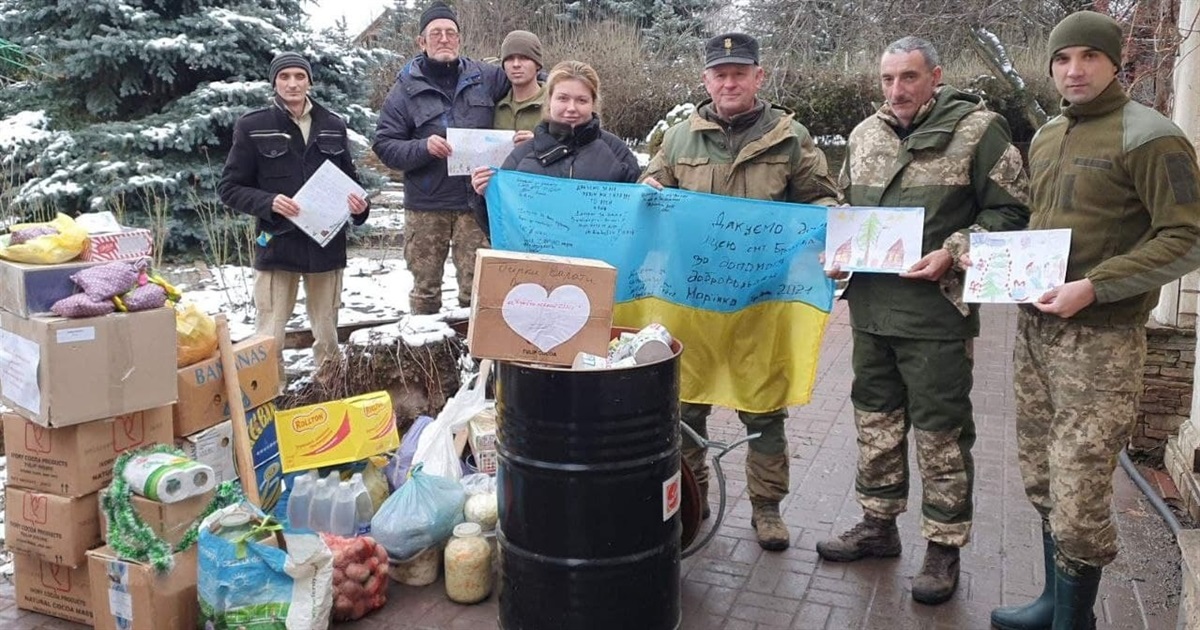 Волонтери Жмеринки привітали бійців АТО/ООС з новорічно-різдвяними святами: дякують за підтримку