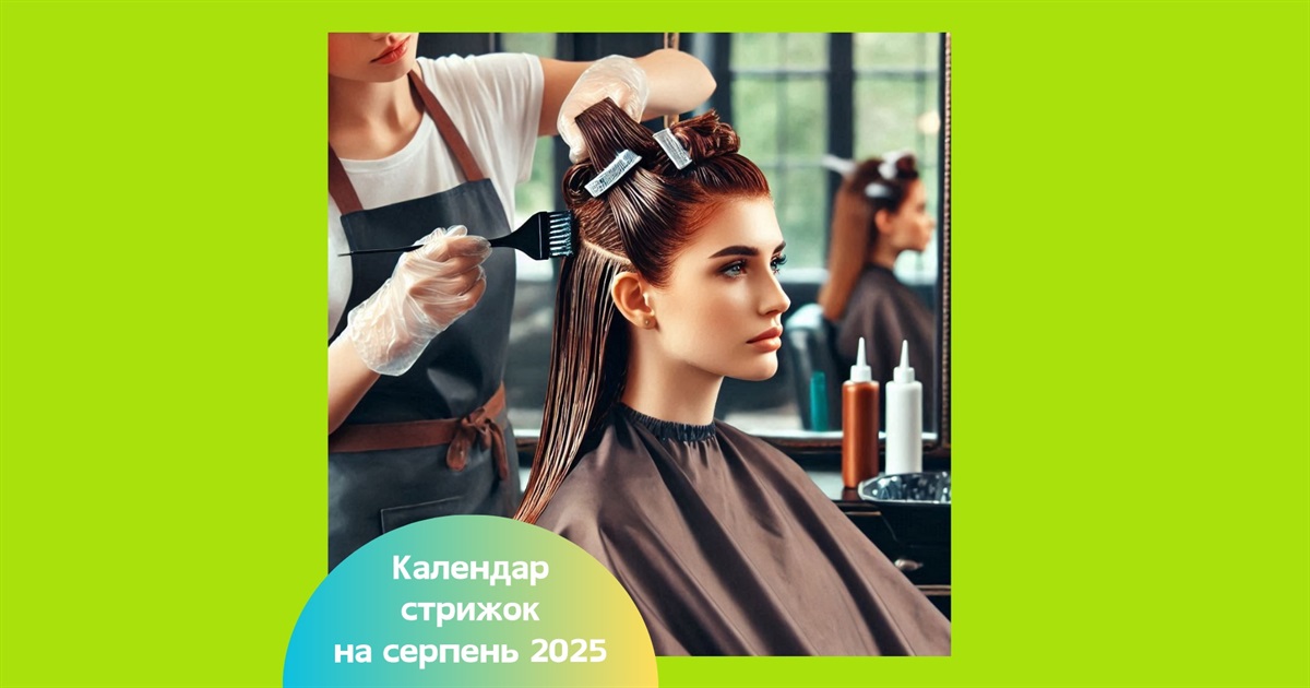 Місячний календар стрижок на серпень 2025 року. Коли краще планувати візит до перукаря