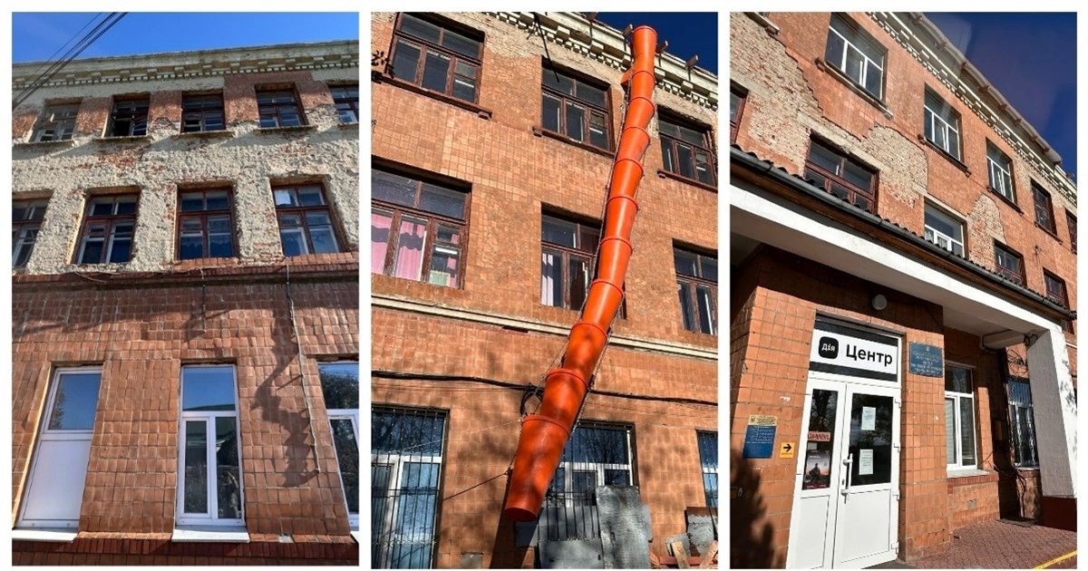 У Жмеринському ЦНАПі завершують ремонт покрівлі та здійснюють заміну вікон