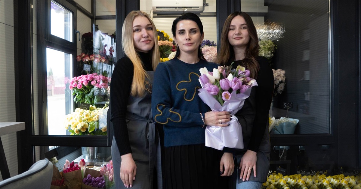 Букет на 8 Березня: Альона Жук відкрила у Переяславі квітковий магазин Queen of flowers