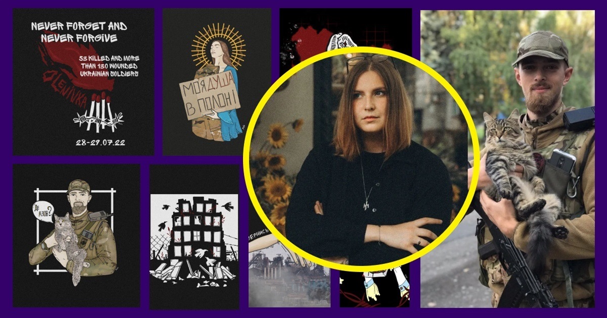 Коханий другий день народження за ґратами. Bela.Aster з Луганська малює полонених "азовців"