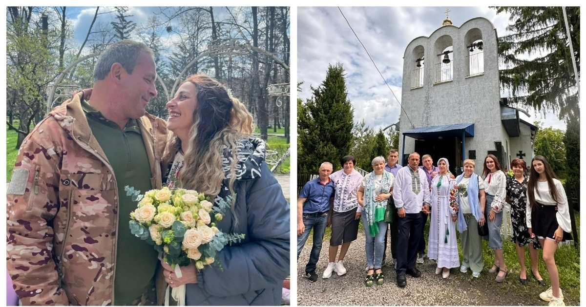 У Жмеринці повінчались «Хмурий» з Криму і «Ясна» з Херсона: наші захисники з 57-ї бригади