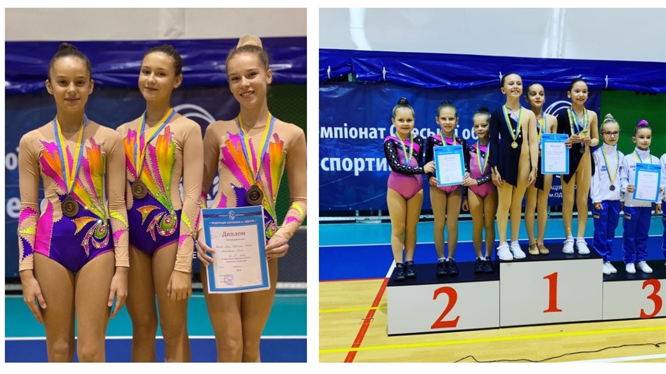 Юні жмеринчани зі спортивної студії «Art Dance» стали призерами Чемпіонату з аеробної гімнастики