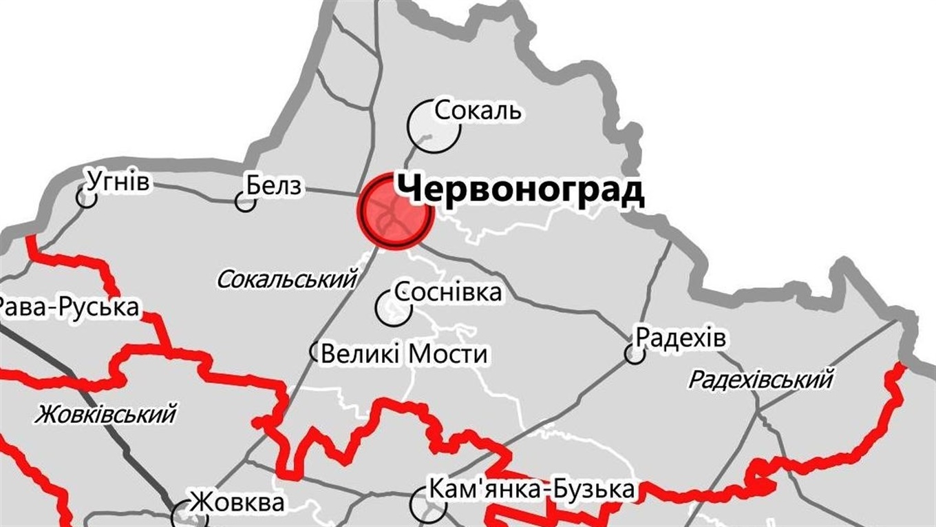 До складу майбутнього Червоноградського району увійдуть Сокальщина, Радехівщина і селище Добротвір