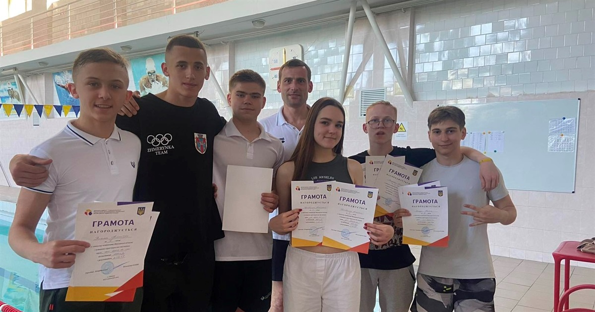 Плавці зі Жмеринки вибороли 12 медалей на літньому чемпіонаті Вінницької області з плавання