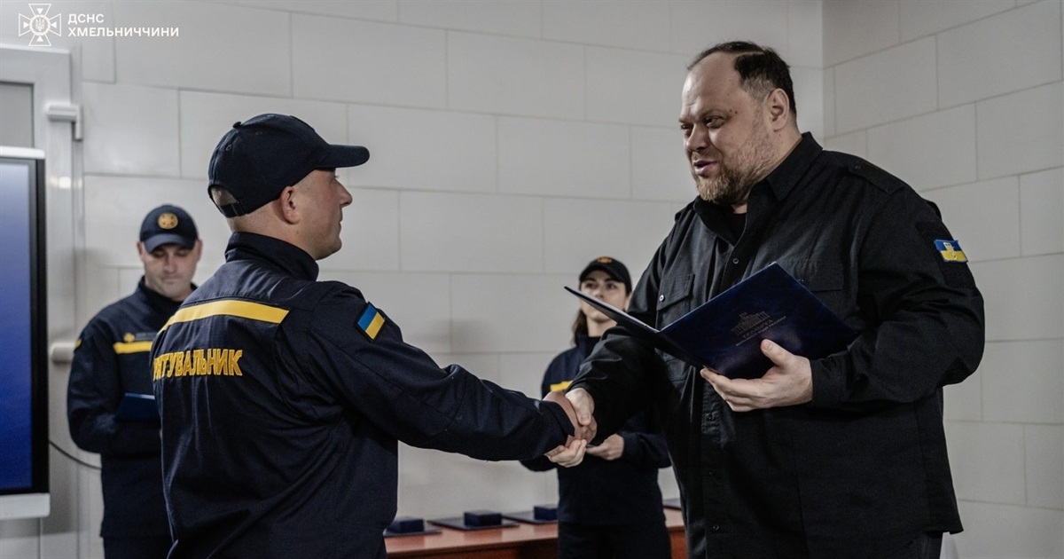 Голова Верховної Ради України Руслан Стефанчук відвідав Старокостянтинівщину