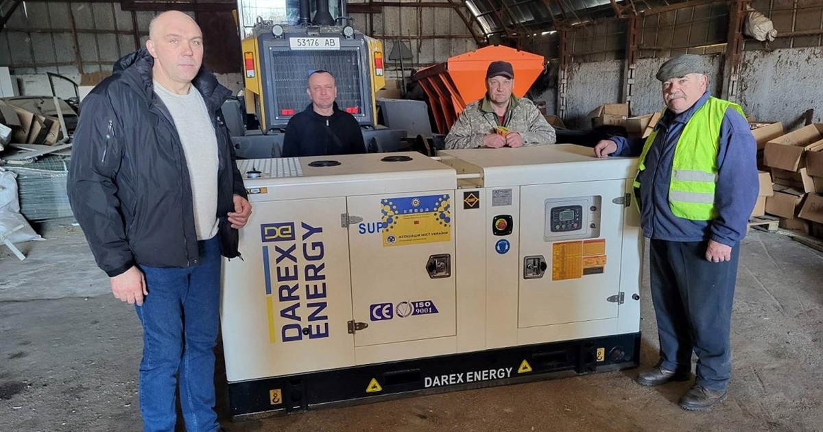 Іванівська громада отримала генератора від міжнародних партнерів