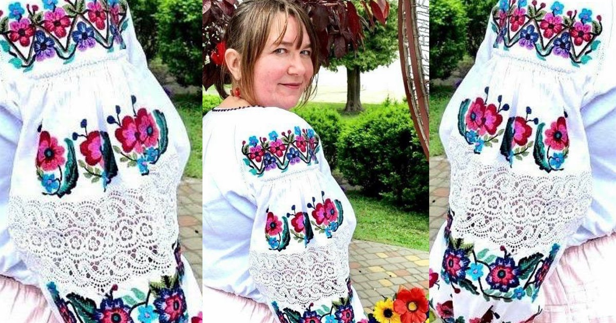 "Хотіла, щоб сорочку вишила мама": Євгенія Демченко створила вбрання за зразком бабусиної