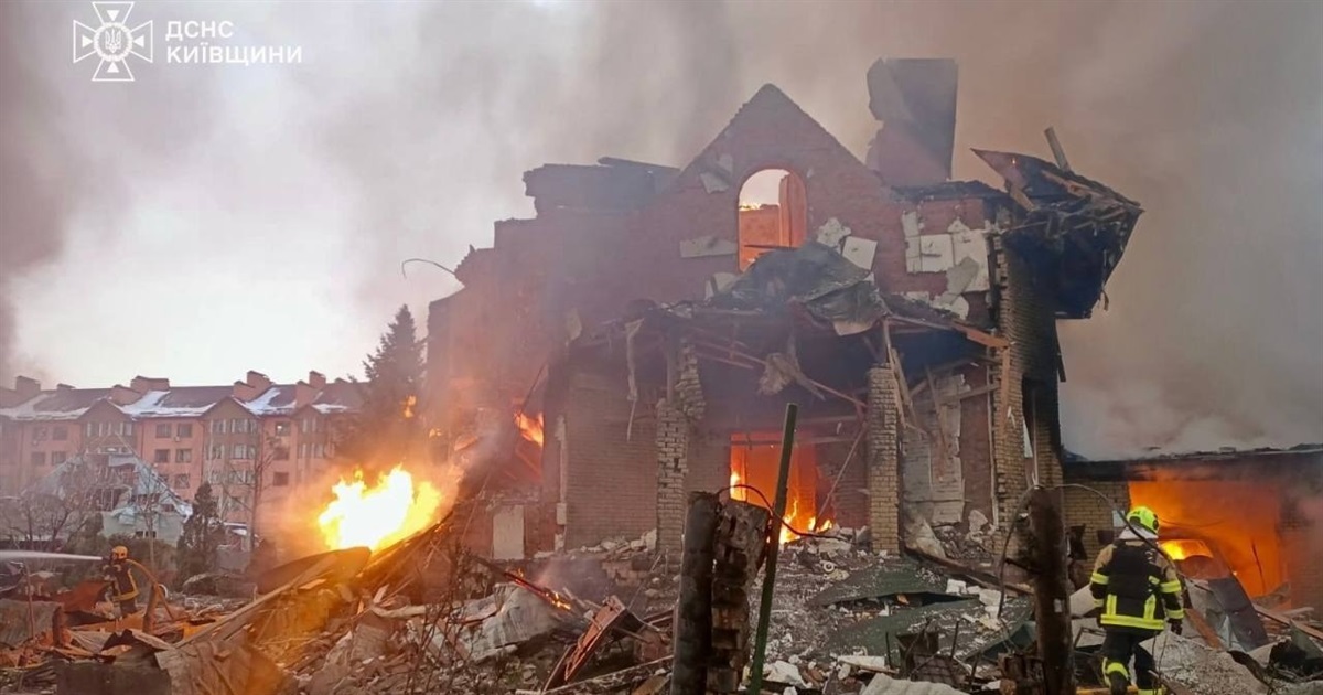 Унаслідок нічної атаки на Київщині загинула людина, є поранені та руйнування
