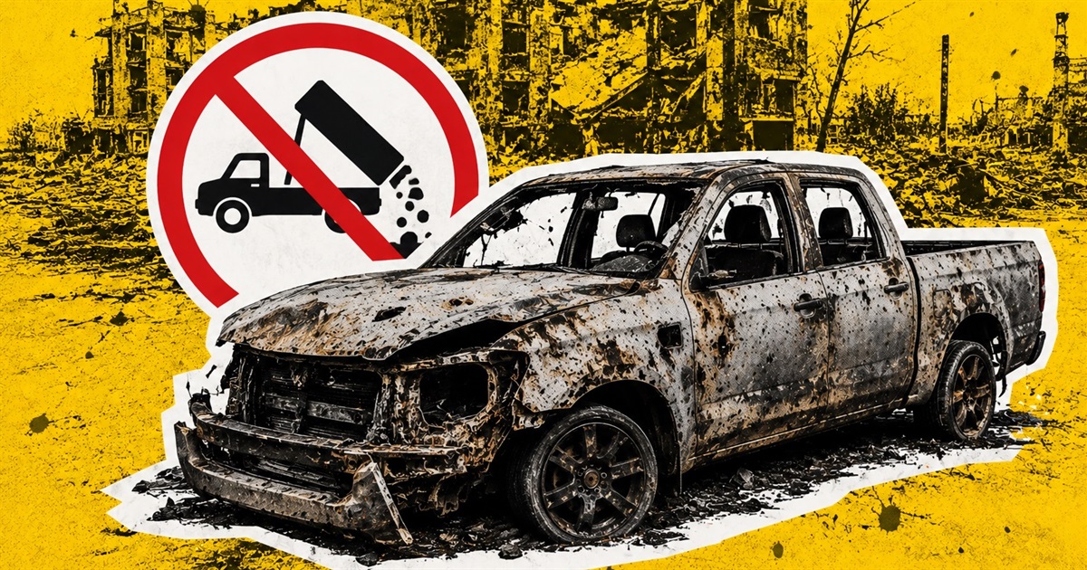 Автомобіль знищено внаслідок обстрілу: як здійснити вибракування транспортного засобу