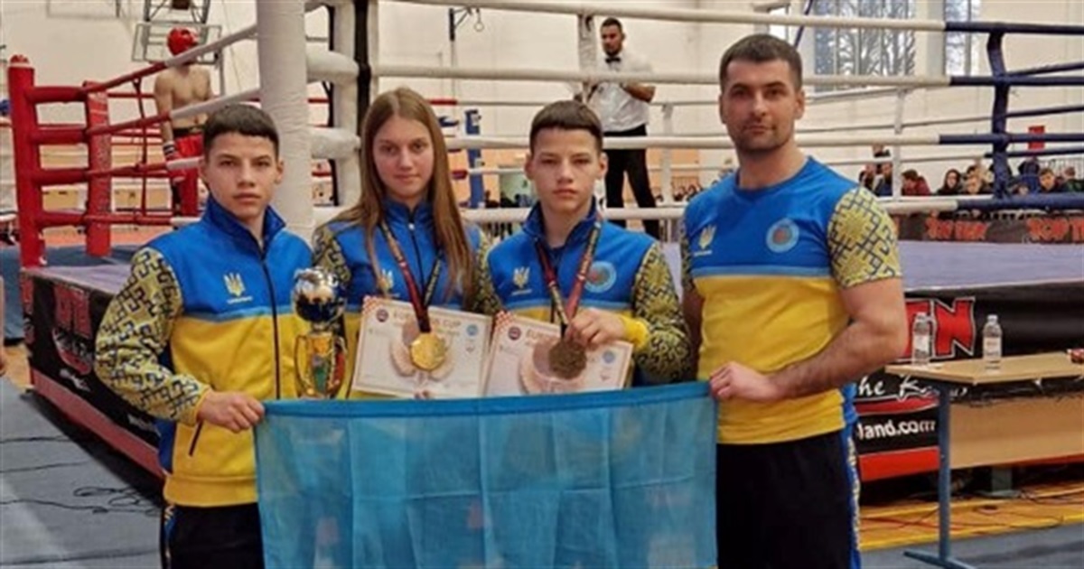 Золото і бронзу Кубка Європи привезли додому кікбоксери Кіцманської ДЮКСШ