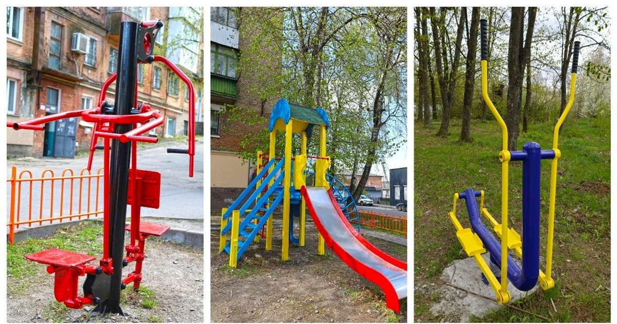 Більше безпеки і комфорту: у Жмеринці оновлюють дитячі майданчики