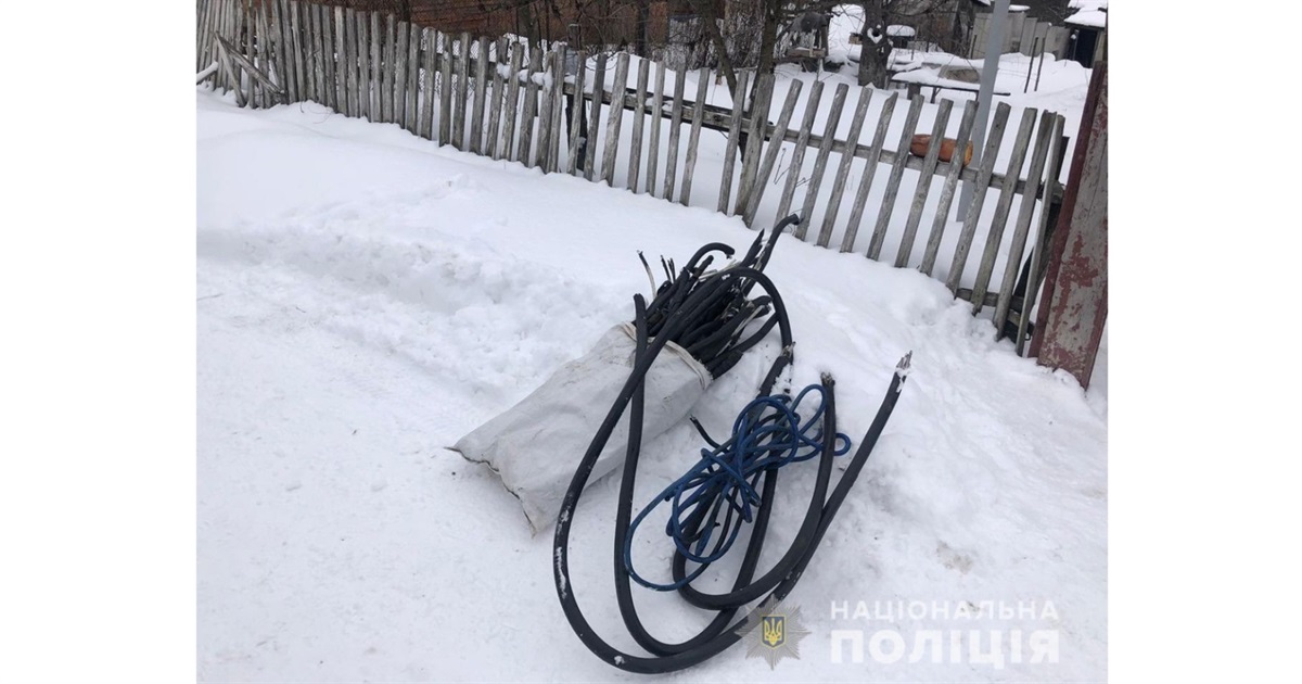 Білопільські поліцейські оперативно розшукали крадія електрокабелю