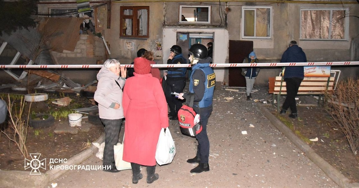У Кропивницькому унаслідок атаки поранено 10 людей, пошкоджено житло, церкву та інфраструктуру